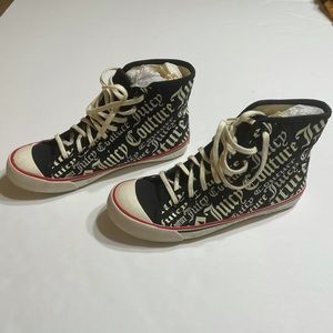 Juicy Couture Dani Ankle Sneaker Black 7 New Box